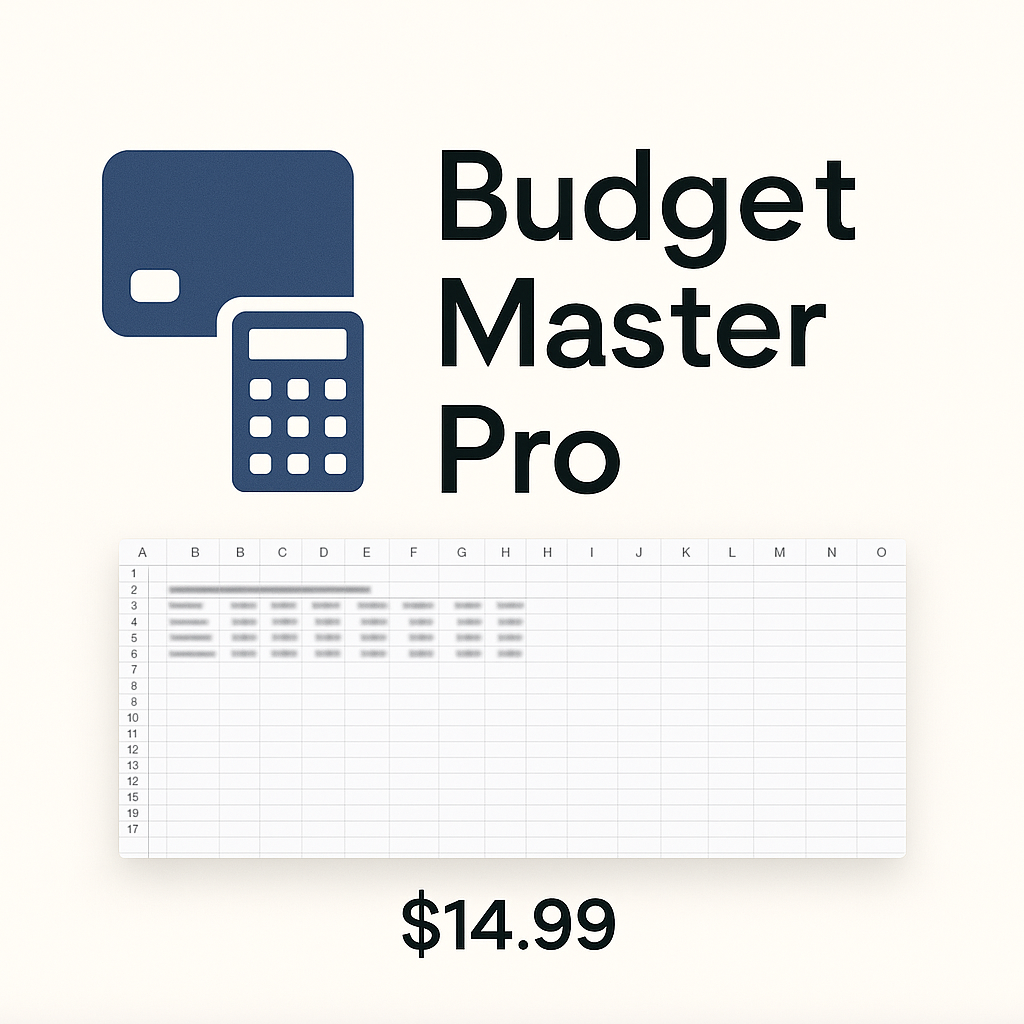 Budget Master Pro